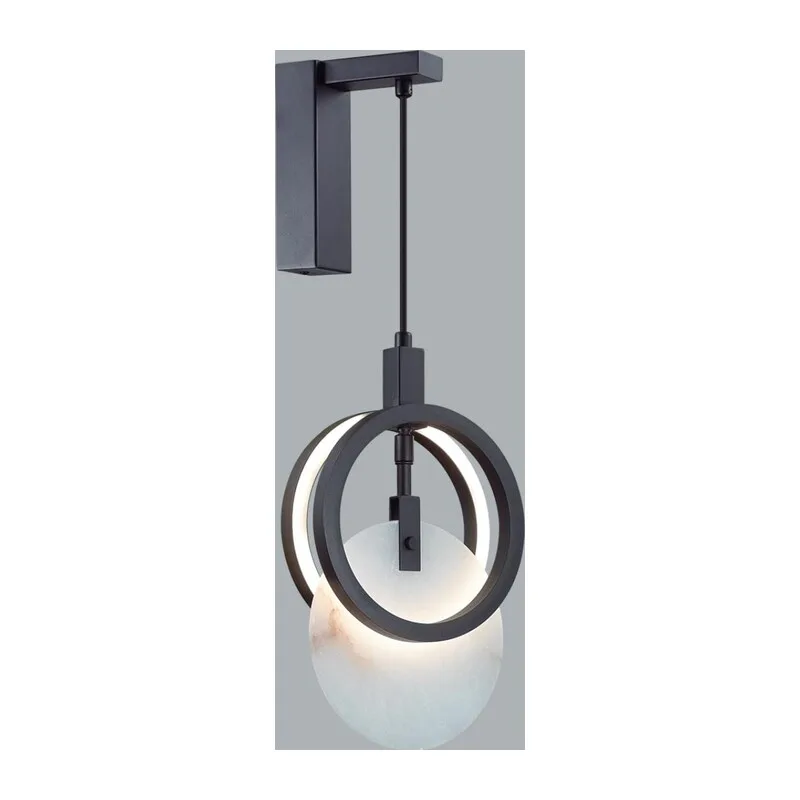 5422/17WL HIGHTECH ODL_EX25 083 черный/металл/алебастр Настенный светильник LED 17W 3000K 986Лм MERCURY 2