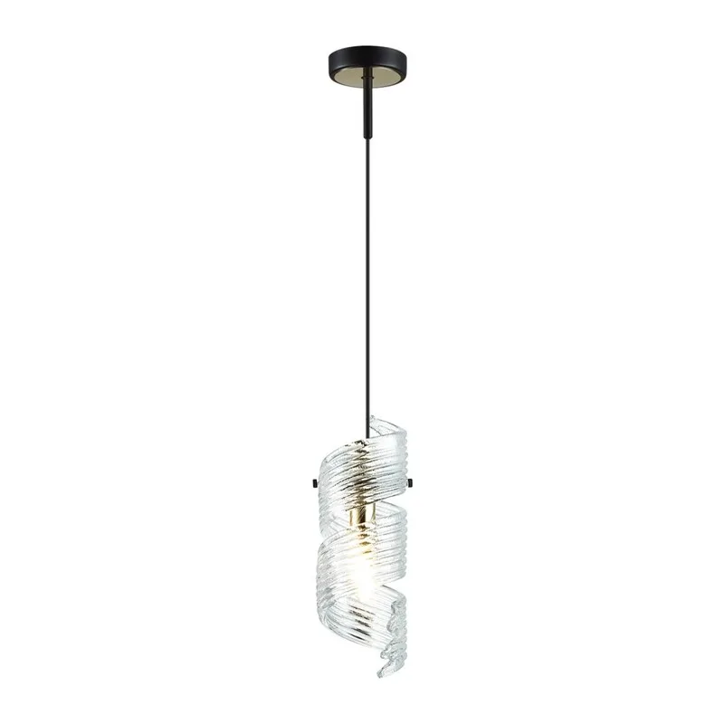 5439/1 MODERN ODL_EX25 071 черный/золото/металл/стекло Подвес/бра E14 1*40W FUSILLI 2