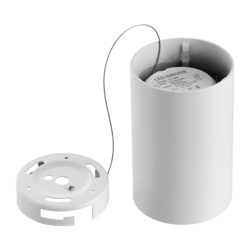 359416 OVER NT24 430 белый Светильник накладной влагозащищённый IP54 LED 10W 170-265V 3000К 830Лм RECTE 4