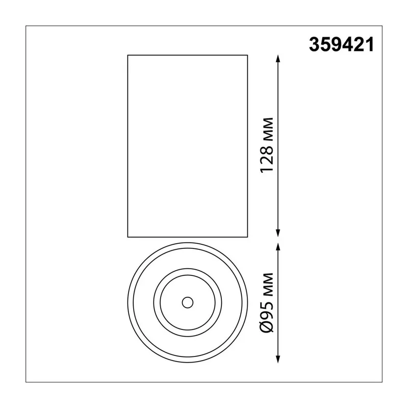 359421 OVER NT24 430 белый Светильник накладной влагозащищённый IP54 LED 15W 170-265V 4000К 1350Лм RECTE 8