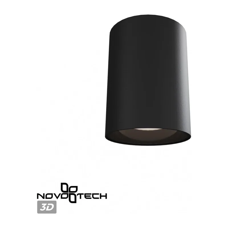 359422 OVER NT24 430 черный Светильник накладной влагозащищённый IP54 LED 15W 170-265V 3000К 1350Лм RECTE 6