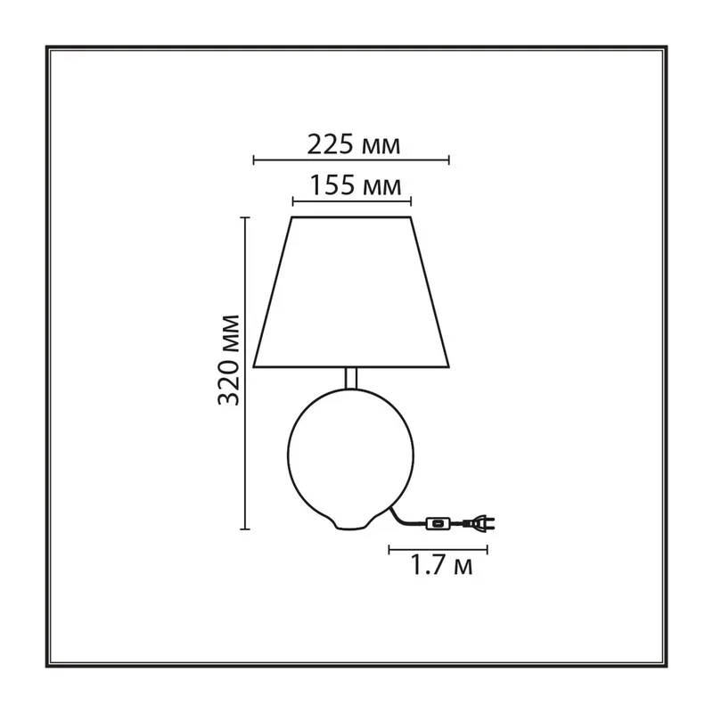 8140/1T MODERNI LN26 491 бирюзовый/серебро, керамика/текстиль Настольная лампа Е27 1*60W 220V TAPALA 5