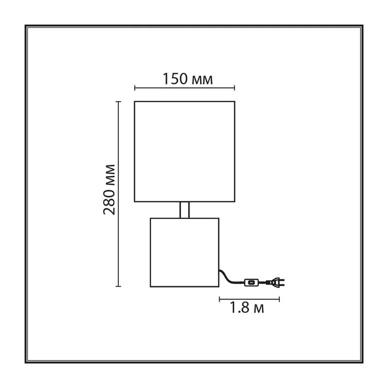 8144/1T MODERNI LN26 492 белый, керамика/текстиль Настольная лампа Е27 1*60W 220V TUALA 5