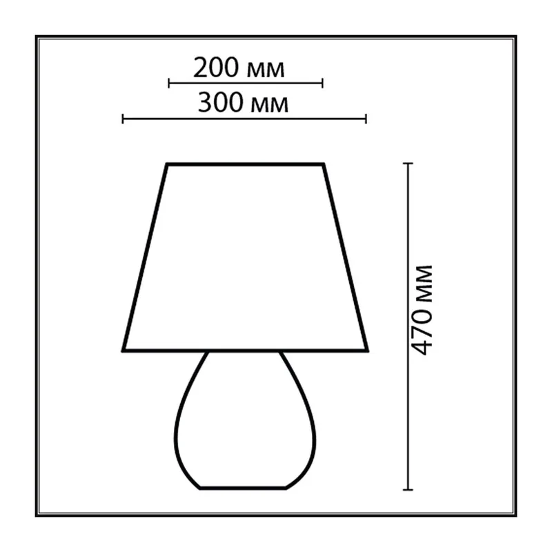 8121/1T COMFI LN26 477 белый, керамика/текстиль Настольная лампа E27 1*60W 220V SONA 5