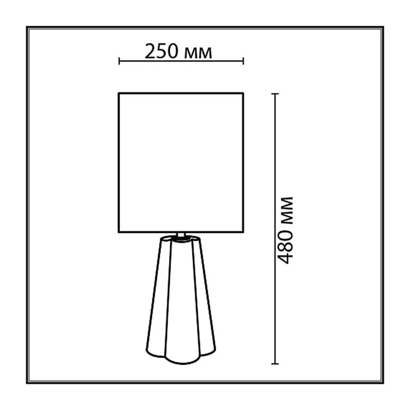 8124/1T COMFI LN26 478 черный, керамика/текстиль Настольная лампа E27 1*60W 220V HINAMI 5