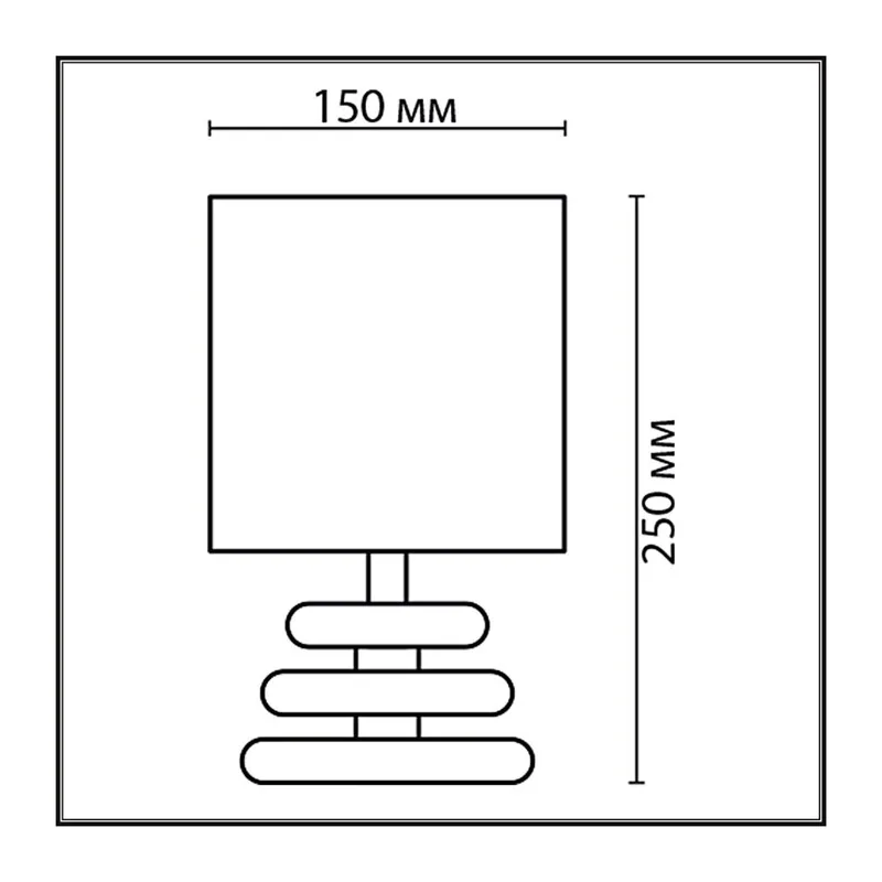 8126/1T COMFI LN26 510 коричневый/бежевый/белый, керамика/текстиль Настольная лампа Е14 1*40W 220V LATZA 3