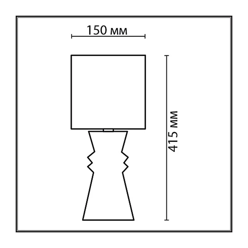 8131/1T MODERNI LN26 479 терракотовый, керамика/текстиль Настольная лампа E27 1*60W 220V SEGI 5