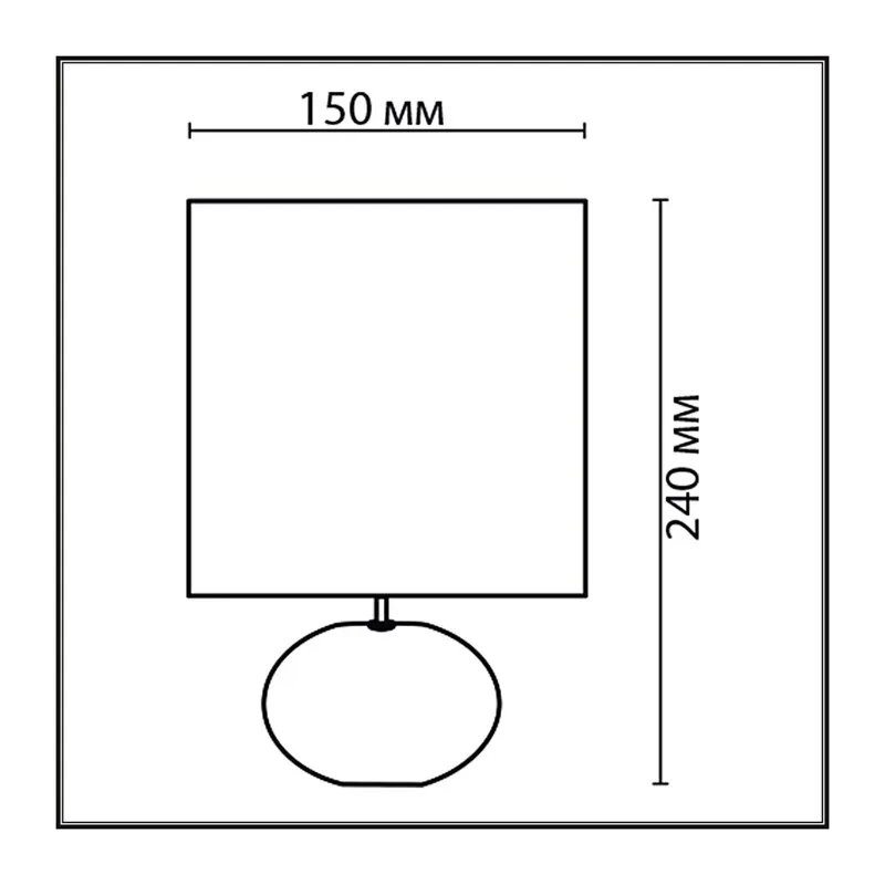 8135/1T MODERNI LN26 485 бежевый, керамика/текстиль Настольная лампа Е14 1*40W 220V RAMORA 5