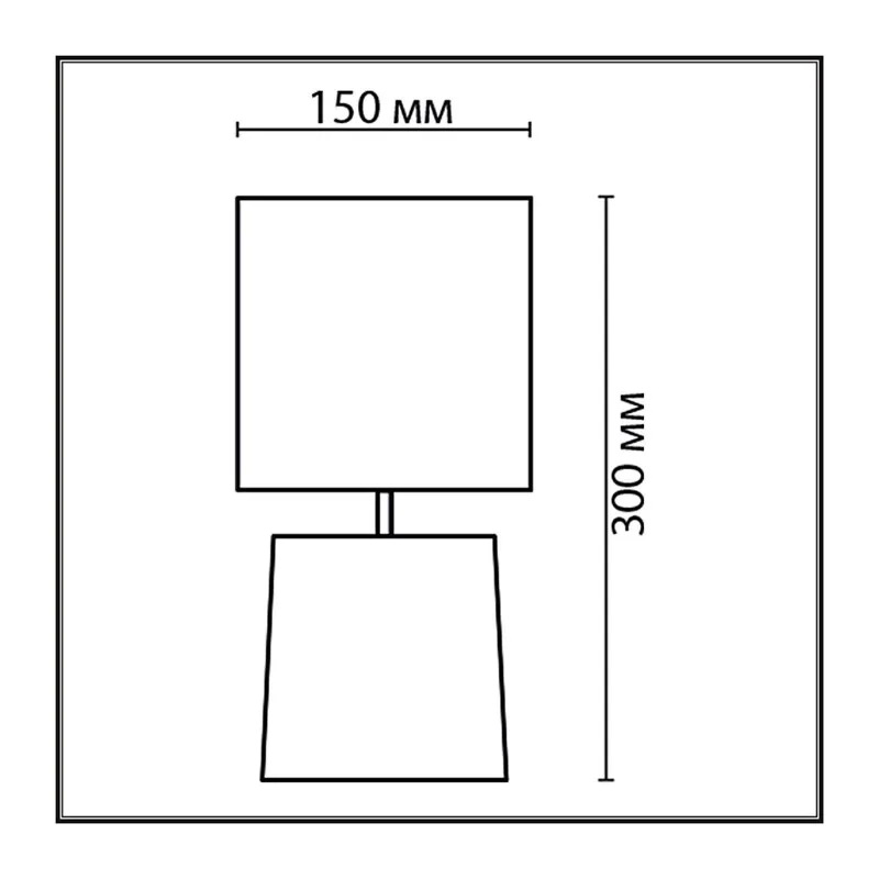 8158/1T MODERNI LN26 486 бежевый, керамика/текстиль Настольная лампа Е14 1*40W 220V TANITA 5