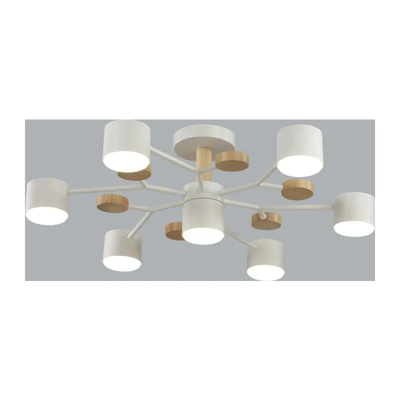 8195/7C COMFI LN26 336 белый, металл/дерево/пластик Потолочный светильник LED GX53 7*9W 220V RONDO 4