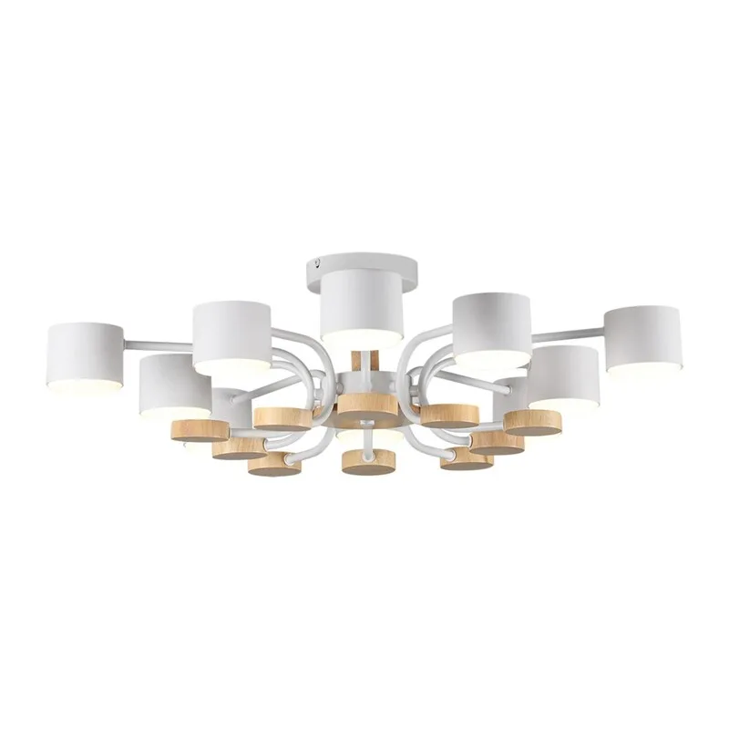 8196/10C COMFI LN26 336 белый, металл/дерево/пластик Потолочный светильник LED GX53 10*9W 220V RONDO 2