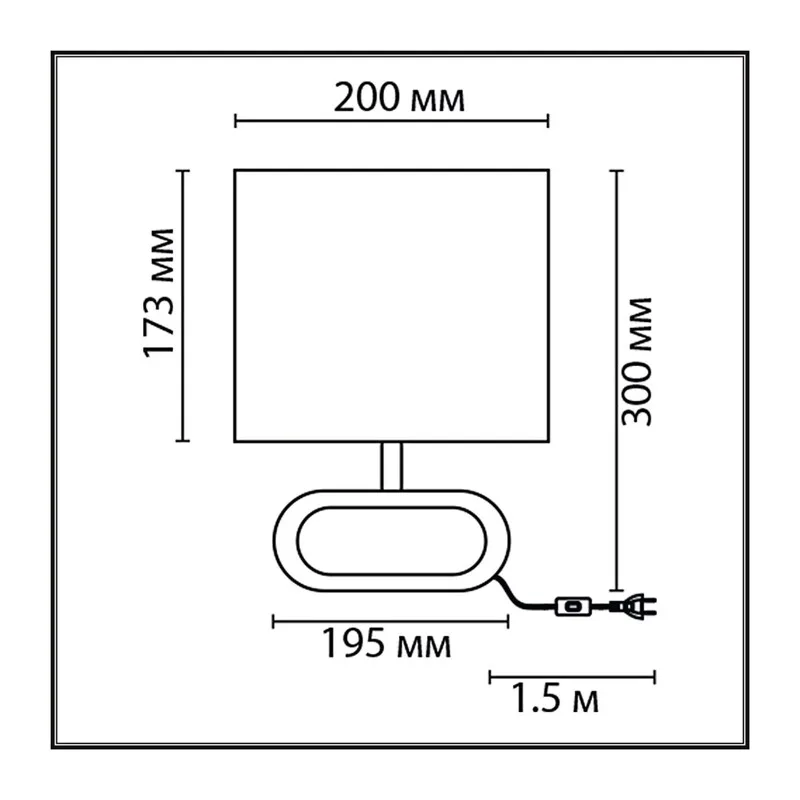 8199/1T COUNTY LN26 511 бежевый, дерево/текстиль Настольная лампа E27 1*60W 220V MADERANA 5