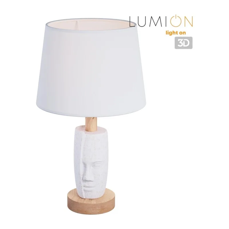 8210/1T MODERNI LN26 490 белый, керамика/текстиль Настольная лампа Е27 1*60W 220V VISIONA 4
