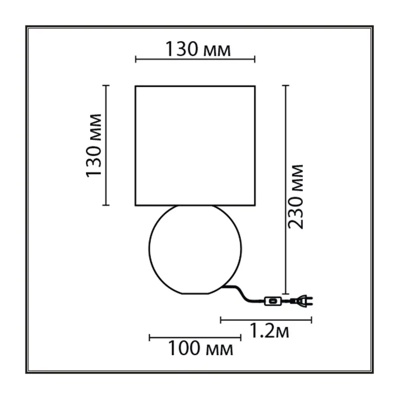 8225/1T CLASSI LN26 493 розовый, керамика/текстиль Настольная лампа E14 1*40W 220V OCTAVIA 4