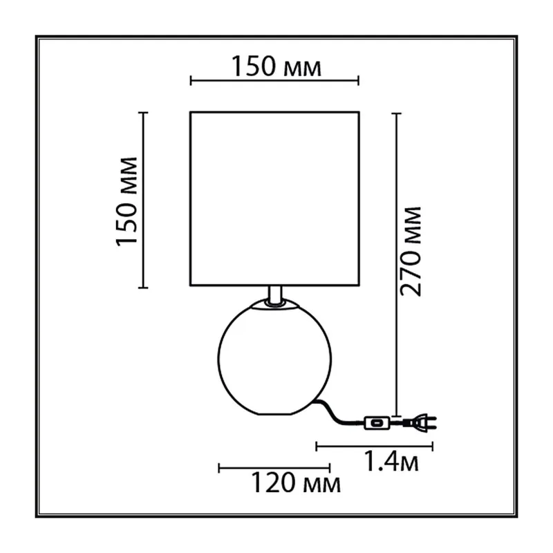 8229/1T CLASSI LN26 506 бежевый, керамика/текстиль Настольная лампа E14 1*40W 220V KOHALA 4