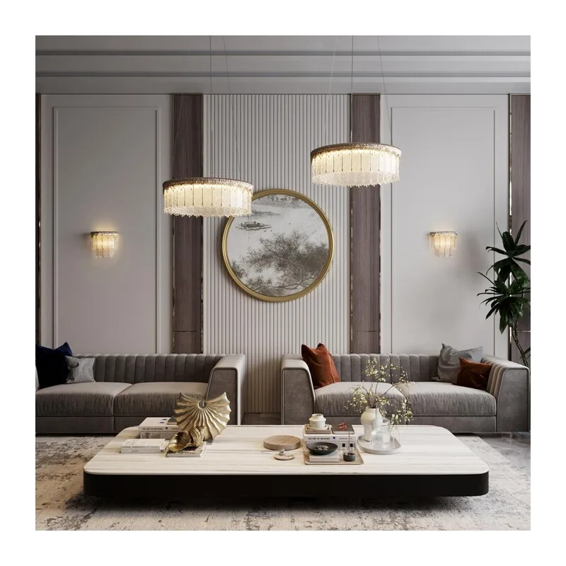 5091/60L L-VISION ODL25 555 золотой/стекло Люстра LED 60W 3700K 4968Лм CLEO 4