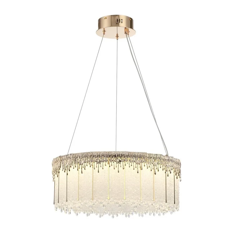 5091/60L L-VISION ODL25 555 золотой/стекло Люстра LED 60W 3700K 4968Лм CLEO 2