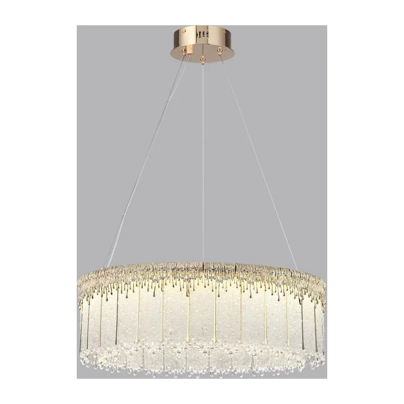 5091/80L L-VISION ODL25 555 золотой/стекло Люстра LED 80W 3700K 6796Лм CLEO 3