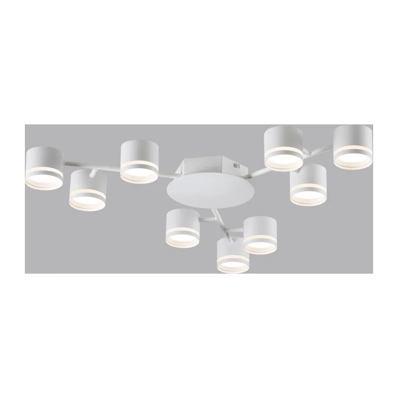 8235/9C COMFI LN26 242 белый металл Люстра потолочная LED GX53 9*12W 220V GARETA 4