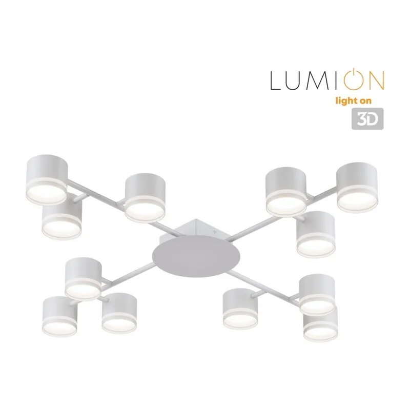 8235/12C COMFI LN26 242 белый, металл Люстра потолочная LED GX53 12*12W 220V GARETA 5