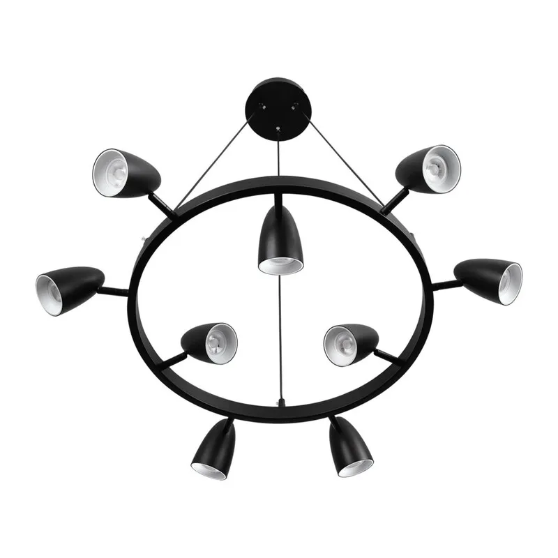 8237/9 COMFI LN26 256 черный, металл Светильник подвесной GU10 LED 9*7W 220V ILMINA 3