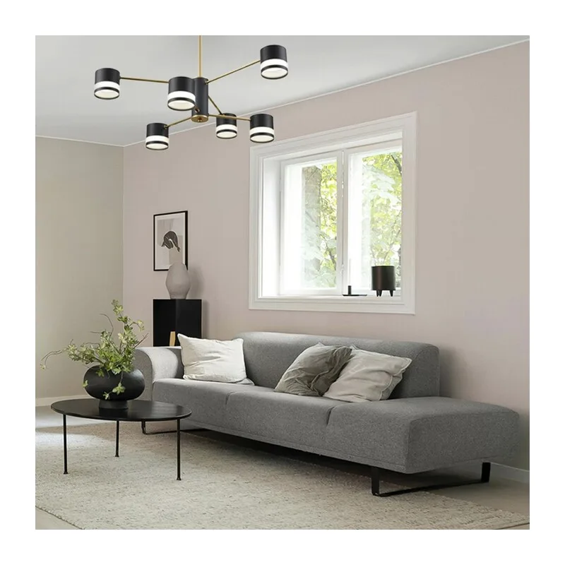 8240/6C COMFI LN26 239 черный/латунь, металл/акрил Люстра потолочная LED GX53 6*7W 220V LANIKA 4