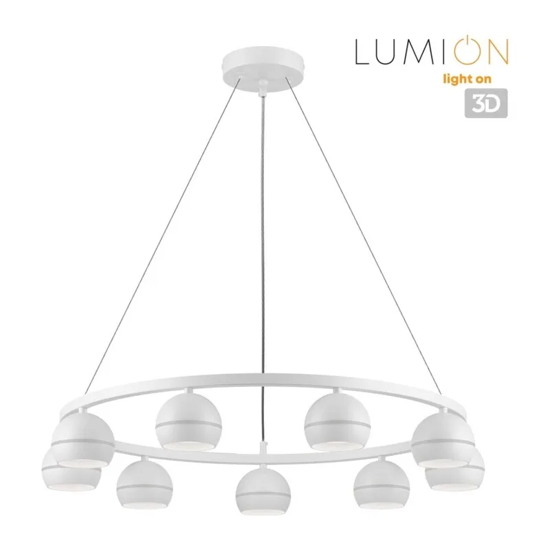 8254/9 COMFI LN26 246 белый металл Светильник подвесной LED GX53 8*7W 220V LUAZANA 5