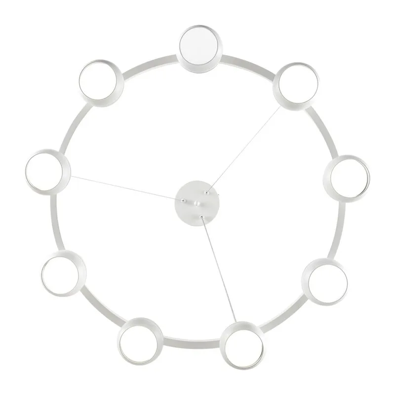 8254/9 COMFI LN26 246 белый металл Светильник подвесной LED GX53 8*7W 220V LUAZANA 3