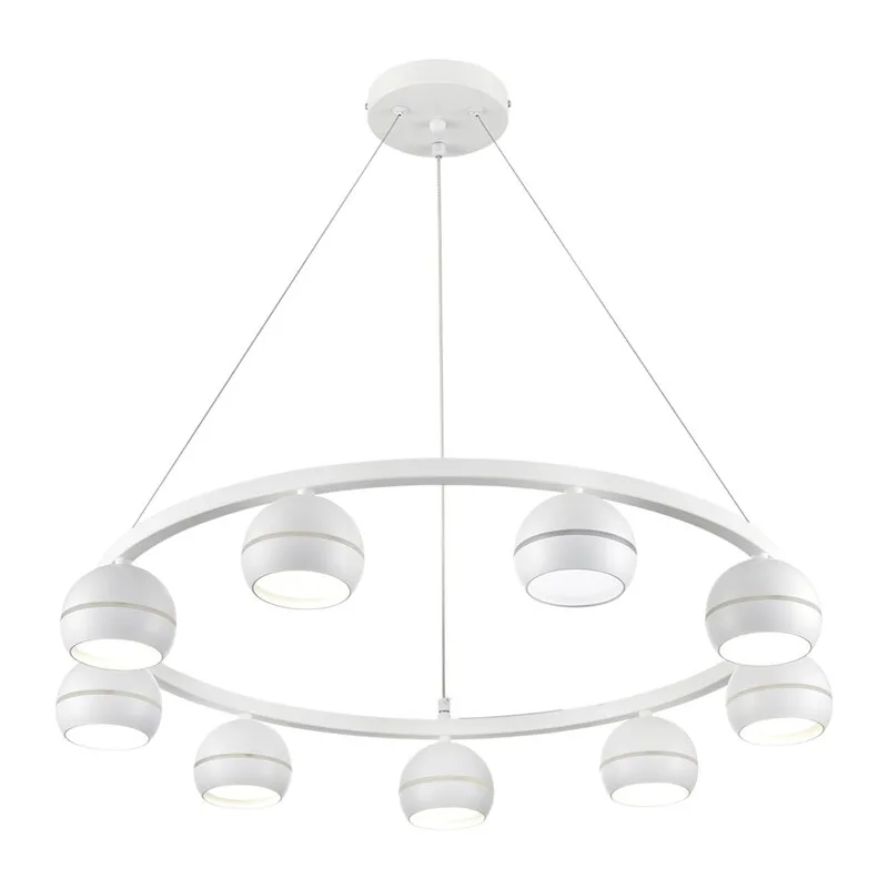 8254/9 COMFI LN26 246 белый металл Светильник подвесной LED GX53 8*7W 220V LUAZANA 2