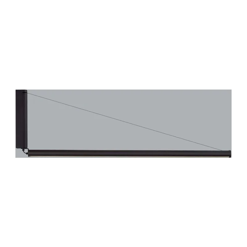 7023/52WL HIGHTECH ODL25 267 Настенный светильник поворотный на 180° вверх/вниз черный/акрил/металл IP20 LED 52W 3000K 220-240V DELTA 2