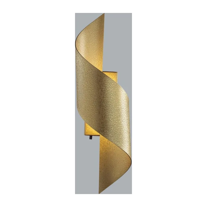 7099/6WL HIGHTECH ODL25 443 Настенный светильник gold ice crack металл/акрил IP20 LED 6W 3000K/4000K тумблер на корпусе 220-240V BOCCOLO 3