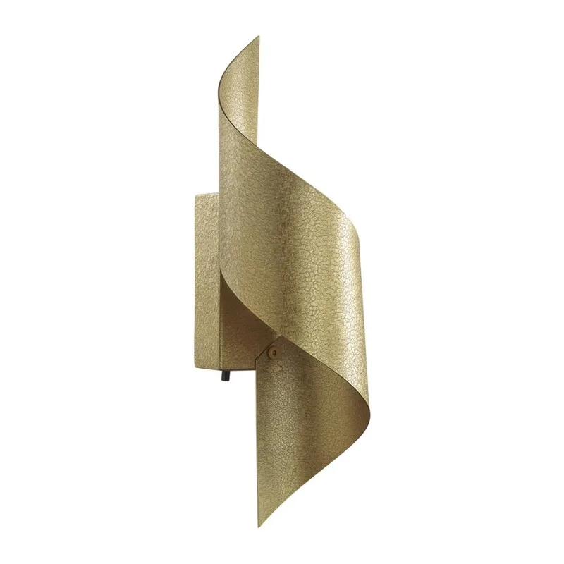 7099/6WL HIGHTECH ODL25 443 Настенный светильник gold ice crack металл/акрил IP20 LED 6W 3000K/4000K тумблер на корпусе 220-240V BOCCOLO