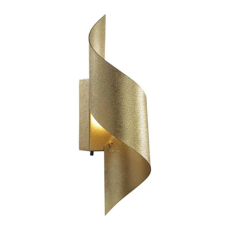 7099/6WL HIGHTECH ODL25 443 Настенный светильник gold ice crack металл/акрил IP20 LED 6W 3000K/4000K тумблер на корпусе 220-240V BOCCOLO 2