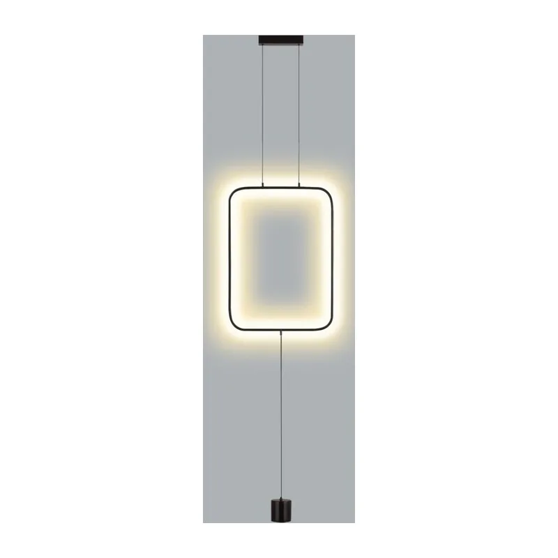 7022/27FLA HIGHTECH ODL25 283 Напольный светильник черный/металл/акрил IP20 LED 3000K 220V TEO 3
