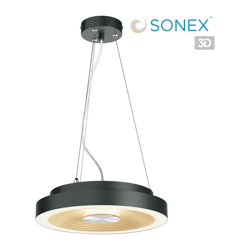 7753/18L MITRA LED SN 535 Светильник пластик/белый/черный/золотой LED 18Вт 4000K D320 IP54 QUANTUM 7