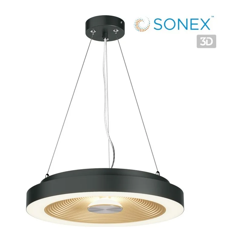 7753/25L MITRA LED SN 535 Светильник пластик/белый/черный/золотой LED 25Вт 4000K D400 IP54 QUANTUM 7