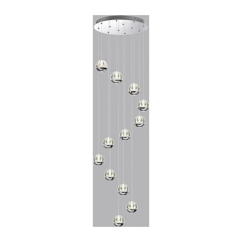 5100/60L L-VISION ODL25 559 Люстра каскадная LED 60W (12*5W) 4000K 3000Лм SONO 2