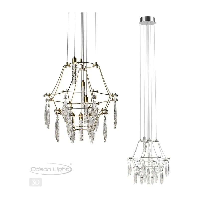 7000/35L CLASSIC ODL_EX25 069 Подвесной светильник металл/хрусталь/нерж сталь IP20 LED 35W 4000K 220-240V FLAMENCO 4