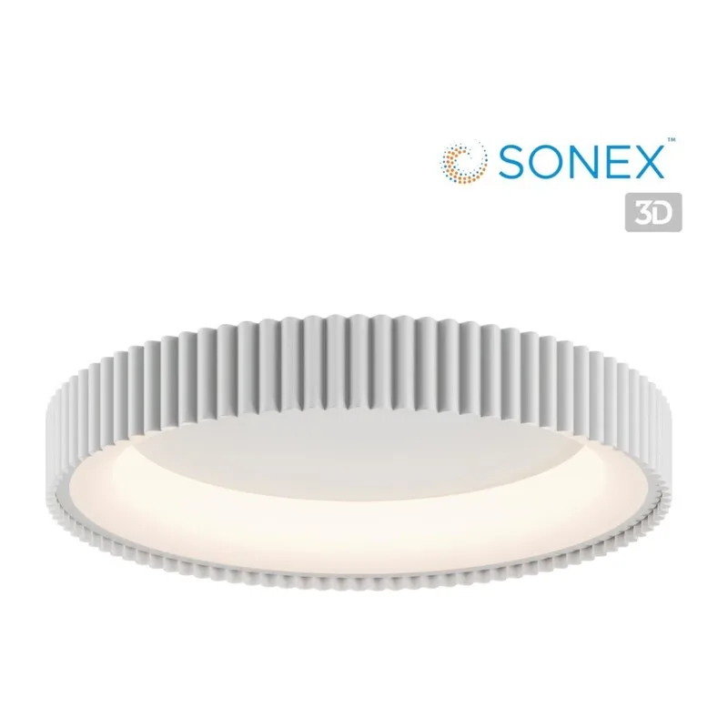 7763/56L AVRA LED SN 576 Светильник металл/белый LED 56Вт 3000/4000/6000K D500 IP43 ССТ SHARMEL 5