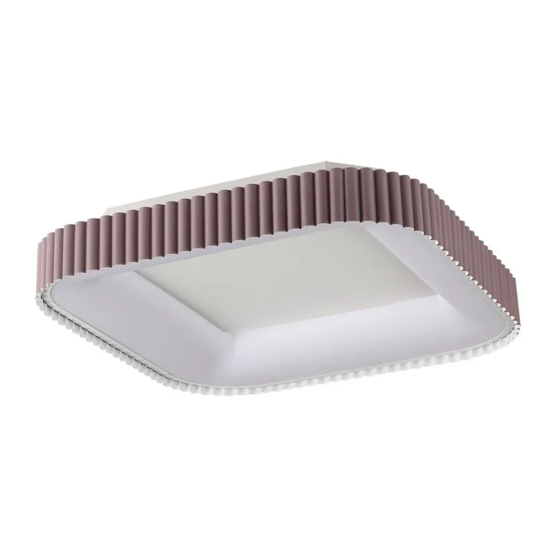 7770/56L AVRA LED SN 578 Светильник металл/белый/мокко LED (56Вт+14Вт) 3000-6000K 500х500 IP43 пульт ДУ+подсветка SHARMEL 2