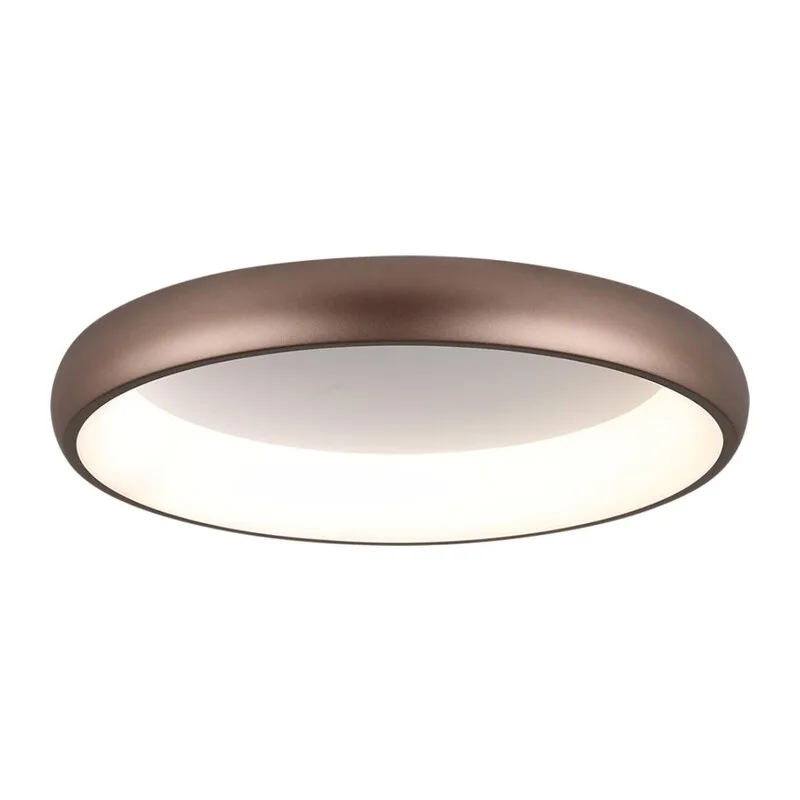 7773/56L AVRA LED SN 565 Светильник металл/белый/кофейный LED 56Вт 3000/4000/6000K D500 IP43 ССТ CHOCO 5