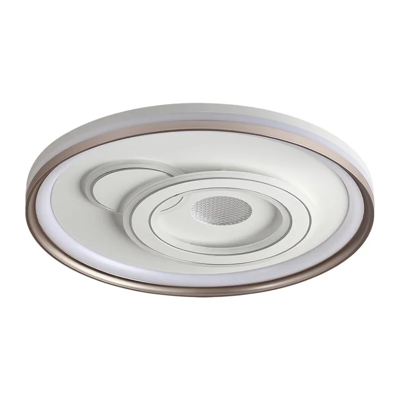 7785/85L PIKO LED SN 607 Светильник металл/белый/бронза LED 85Вт 3000-6500K D490 IP20 пульт ДУ GEMINI 3