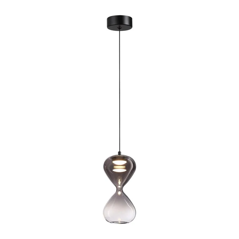 5092/4LA PENDANT ODL25 357 черный/дымчатый градиент/прозрачн./металл/стекло Подвес LED 4W 4000K 388Лм GLESSI 2