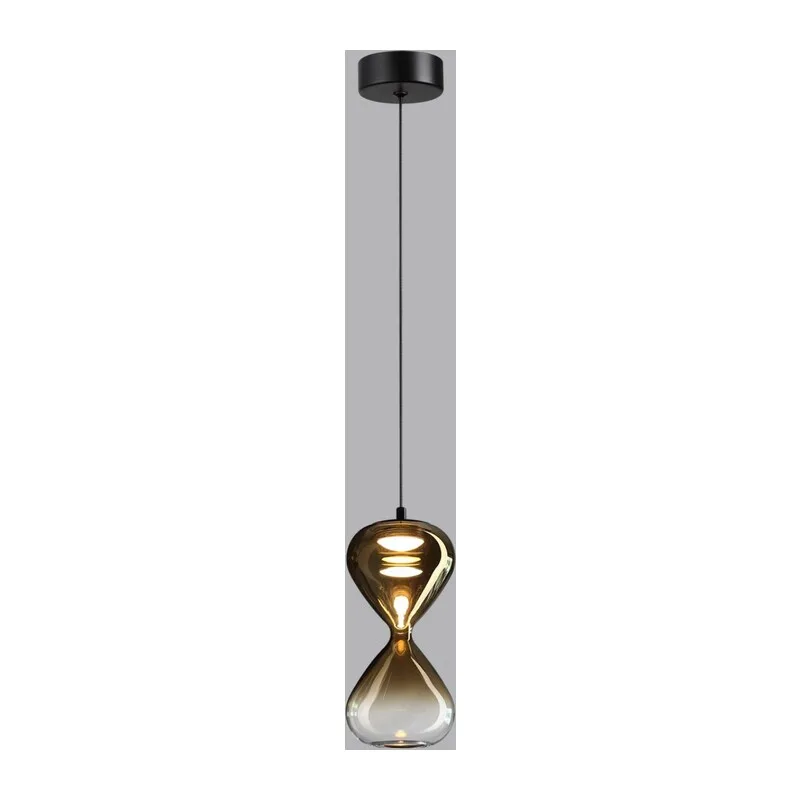 5094/4LA PENDANT ODL25 357 черный/золотой градиент/прозрачн./металл/стекло Подвес LED 4W 4000K 388Лм GLESSI 3
