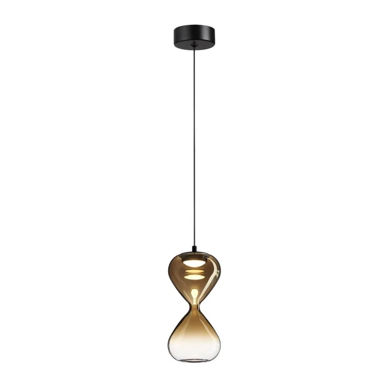 5094/4LA PENDANT ODL25 357 черный/золотой градиент/прозрачн./металл/стекло Подвес LED 4W 4000K 388Лм GLESSI 2