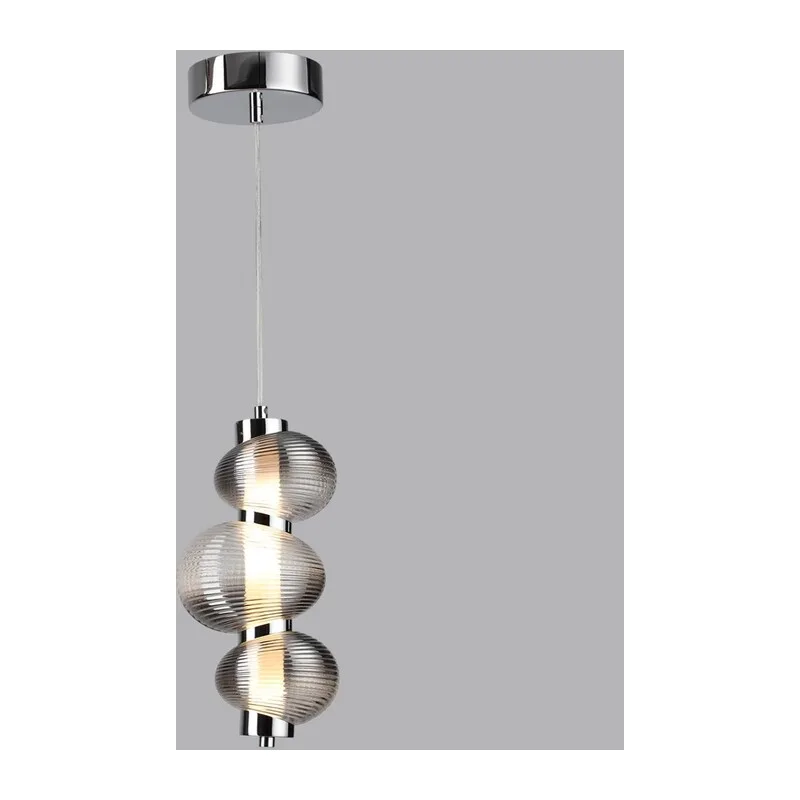 5096/12L L-VISION ODL25 361 хром/дымчатый градиент/металл/стекло Подвес LED 12W 4000K 1492Лм BRUCO 3