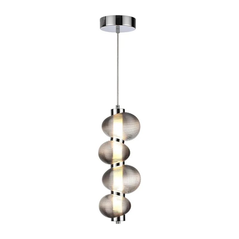 5096/17L L-VISION ODL25 361 хром/дымчатый градиент/металл/стекло Подвес LED 17W 4000K 2686Лм BRUCO 2