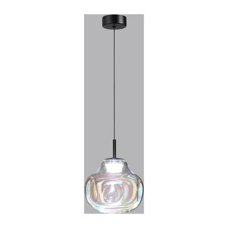 5097/4LB PENDANT ODL25 363 черный/бензиновый/металл/стекло Подвес LED 4W 4000K 388Лм VASO 3
