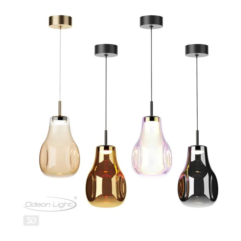 5098/4L PENDANT ODL25 365 античн.бронза/янтарный/металл/стекло Подвес LED 4W 4000K 388Лм NAVE 4
