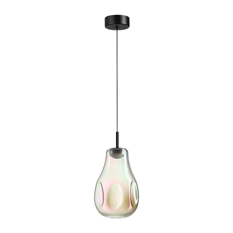 5098/4LB PENDANT ODL25 365 черный/бензиновый/металл/стекло Подвес LED 4W 4000K 388Лм NAVE